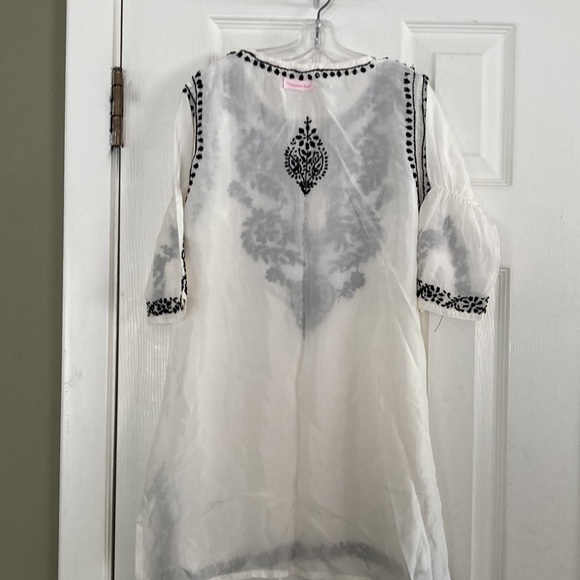 ALEJANDRA KEARL GIRS 100% SILK EMBROIDERED DRESS BOHO KAFTAN DRESS SIZE 6-7 - Picture 8 of 8
